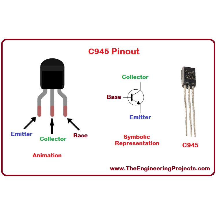 [HAEBOT] Transistor NPN 2SC945 C945 0.15A 50V TO-92 Amplifier C 945 TR Power Komparator General Purpose Saklar