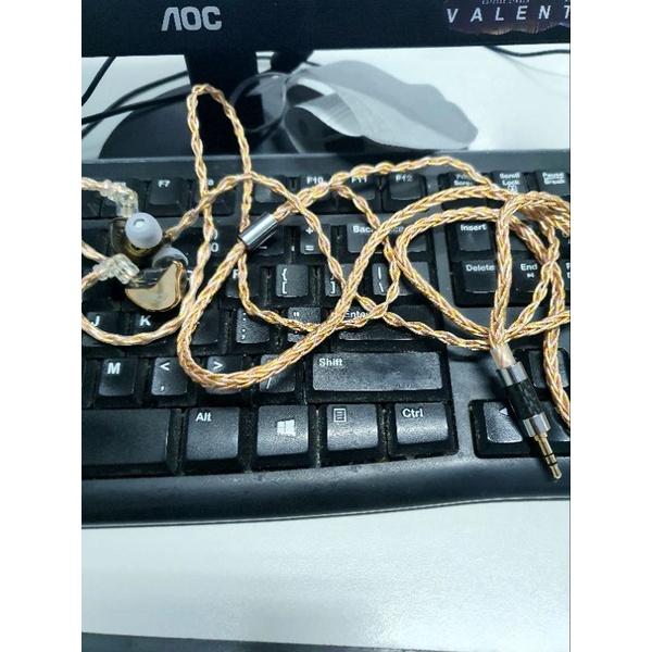 KZ Cable Gold Silver Copper 785 core (TYPE C)