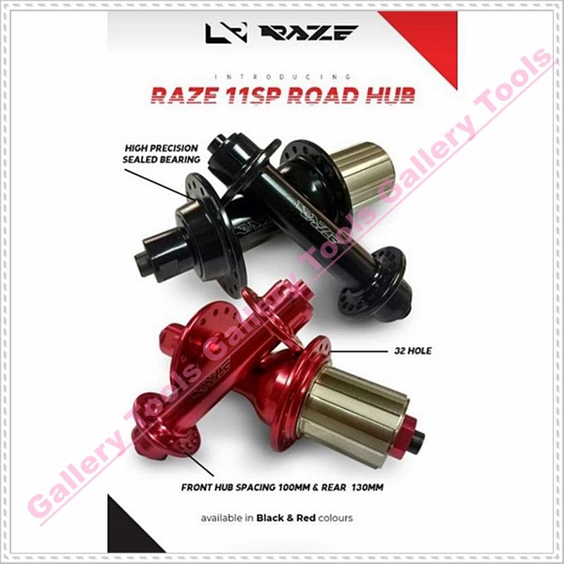 HUB LIPAT BALAP TROMOL NAP RAZE 32H ROAD FOLDING QR BEARING MERAH Sepeda aksesoris sparepart