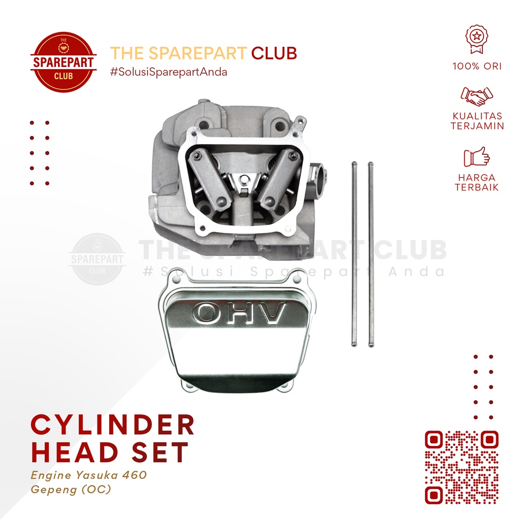 Cylinder Head Assy Set Gepeng Engine Yasuka GX420 GX 420 460 T (OC)