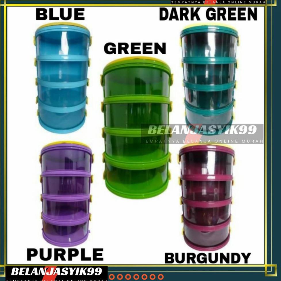 Booming TUDUNG SAJI 4 SUSUN / TUDUNG SAJI SUSUN 4 / TUDUNG SAJI WARNA / TUDUNG SAJI PUTIH / TEMPAT P