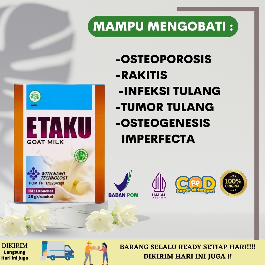 

Susu Untuk Kesehatan Osteoporosis, Rakitis, Infeksi Tulang, dan Untuk Kesehatan Tulang Lainnya, Susu Kambing Asli 100% Membantu Kesehatan Tubuh