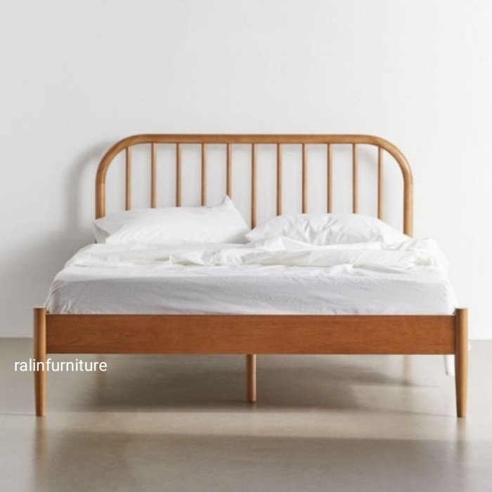 RF1 dipan tempat tidur, dipan jati minimalis , tempat tidur - 160x200