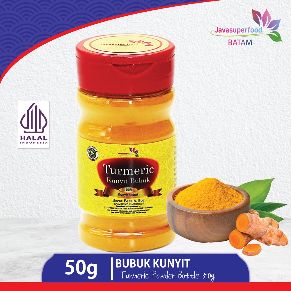 

BUBUK KUNYIT BOTOL / TURMERIC POWDER BOTTLE 50g [BTM]