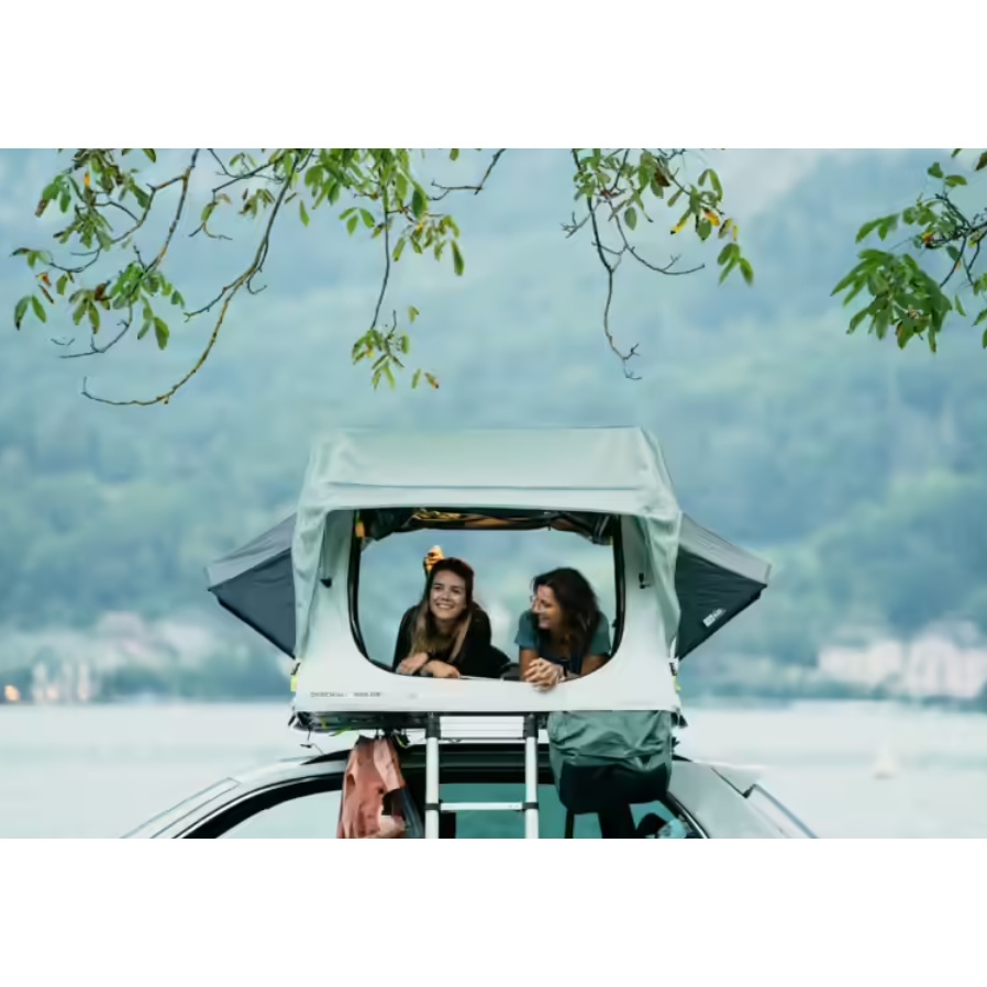 QUECHUA MH500 Tenda Fresh &amp; Black Untuk 2 Orang Roof Tent Camping
