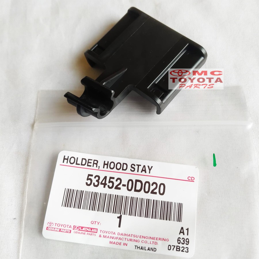 Clip Clamp Hood Stang Tiang Kap Mesin Toyota Yaris Vios Gen 2 53452-0D020