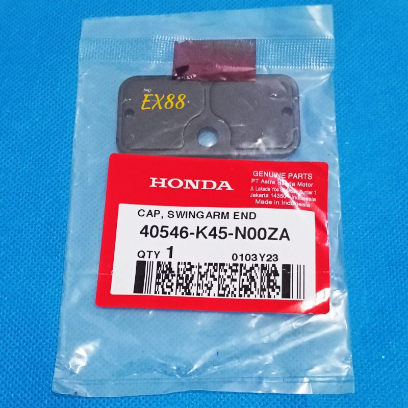 PLAT TUTUP COVER ANTING SETELAN STELAN RANTAI / SWING ARM / LENGAN AYUN CB150R / CBR 150R ORIGINAL A