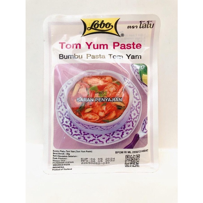 

Lobo Tom Yum Paste / Bumbu Pasta Tom Yam 30g