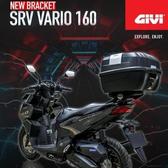Braket Breket Top Box Motor Givi Srv Honda New Vario 160 Termurah