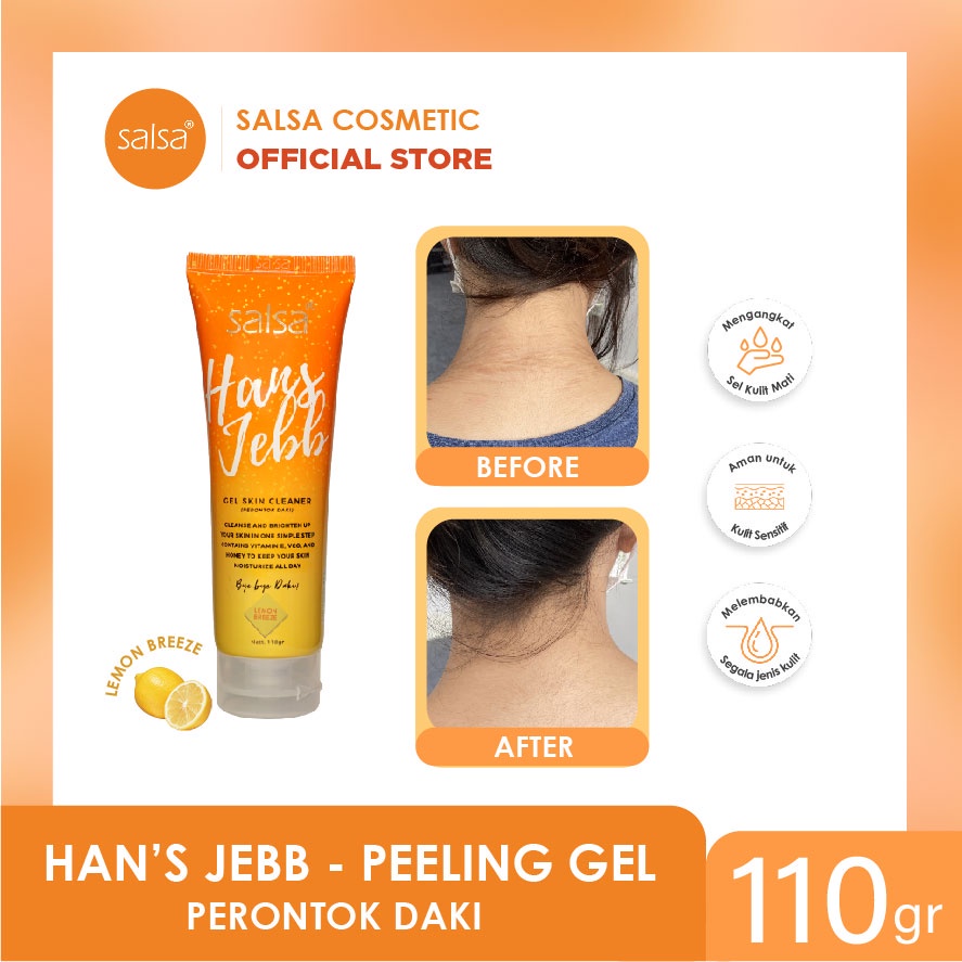 [Original] [COD] SALSA Hans Jebb Peeling Gel - Perontok Daki dan Ketiak Hitam Perata Kulit Belang Pe