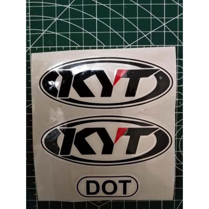 Stiker Helm KYT set + dot