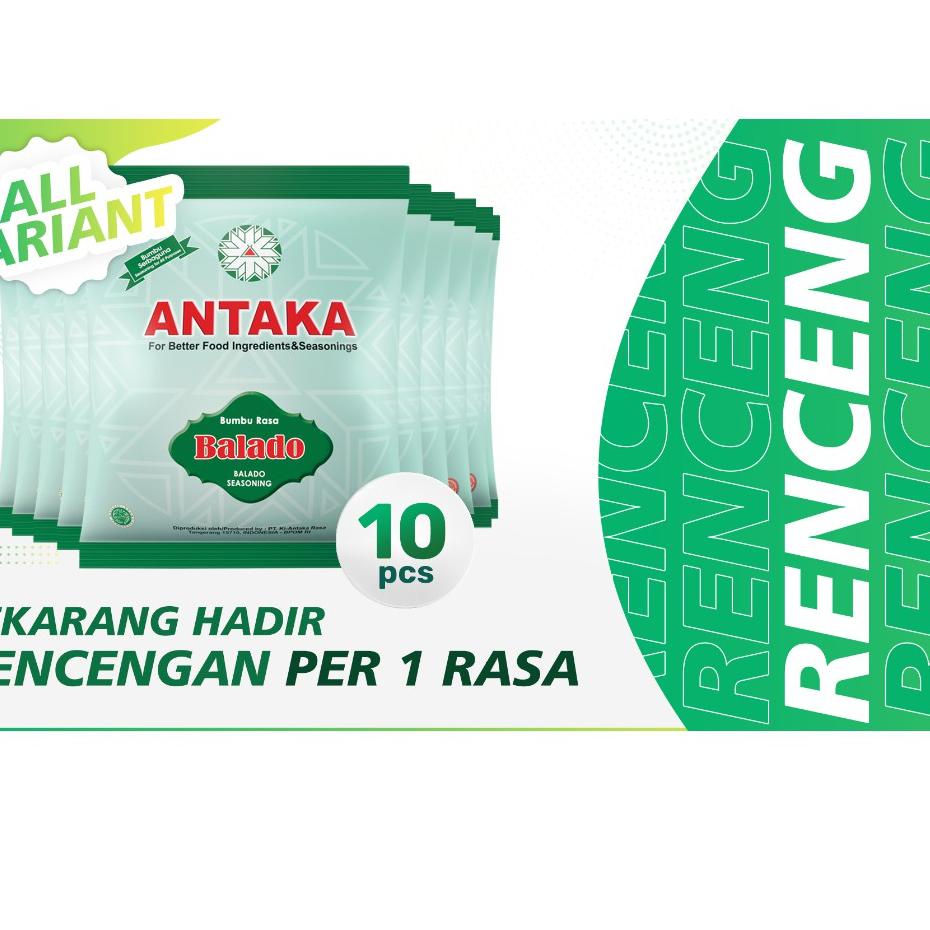 

☞ PAKET ANTAKA HIJAU 1 RENCENG ALL VARIAN ♪