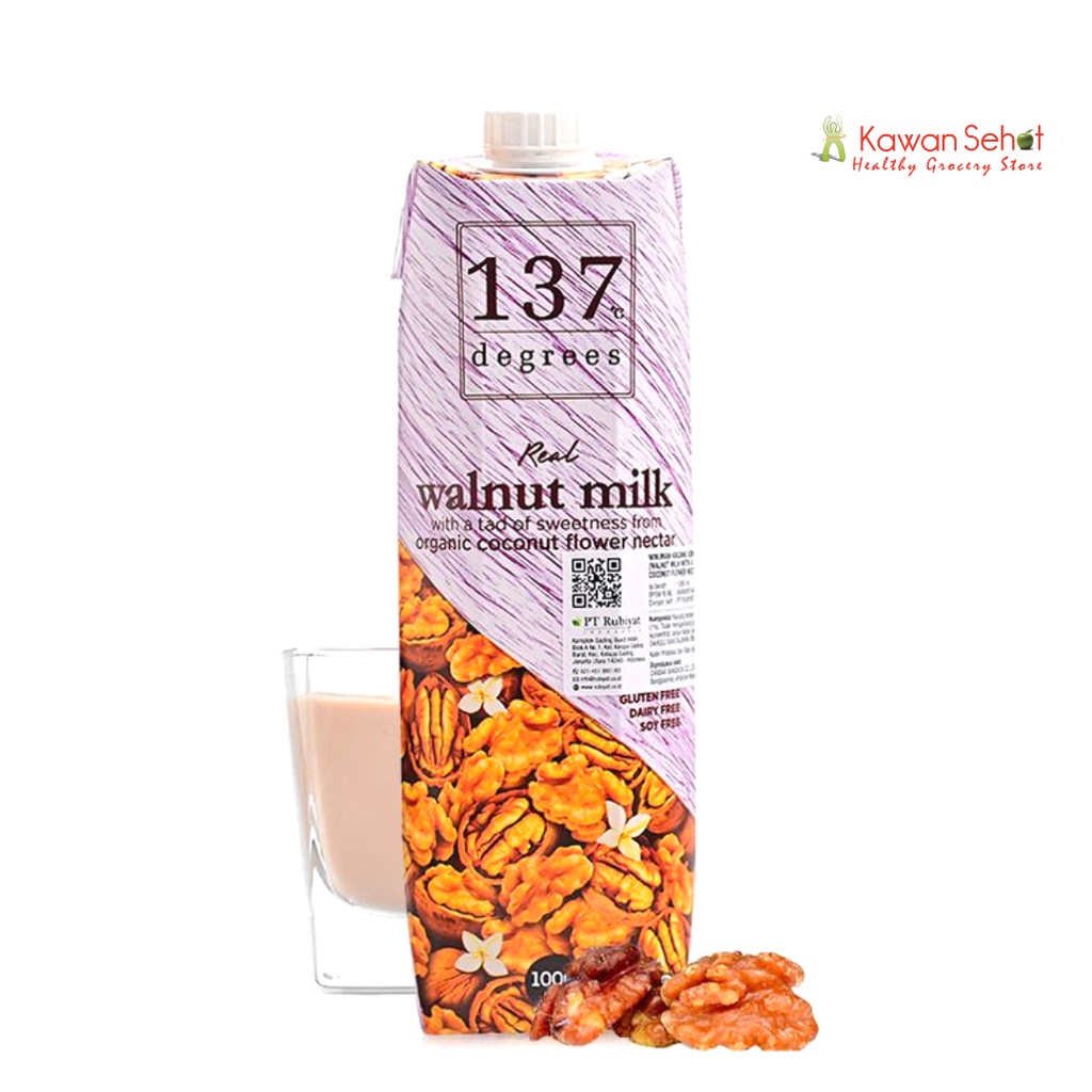 

137 Degrees Walnut Milk Original 1000ml | Susu Walnut Vegan 1 Liter