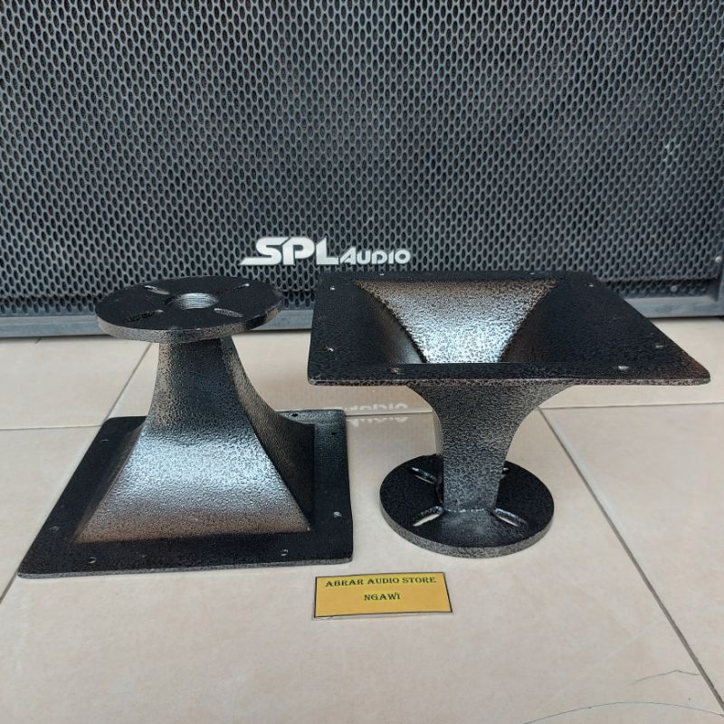 Horn Tweeter / Corong Tweeter Twiter Alumunium 22 x 22 Multi Baut + Drat