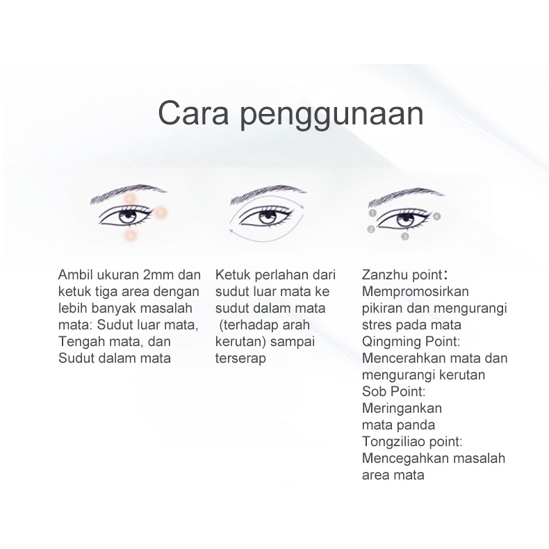 Anti-Wrinkle Firming Eye Cream activating close repair eye Treatment cream30g Krim Mata Atasi Kerutan, Garis Halus, Kantung Mata, Dan Mata Panda Dengan Peptide