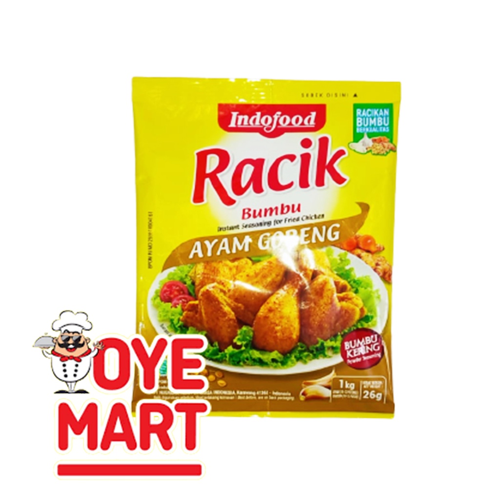 INDOFOOD RACIK BUMBU AYAM GORENG 26GR / BUMBU INSTAN