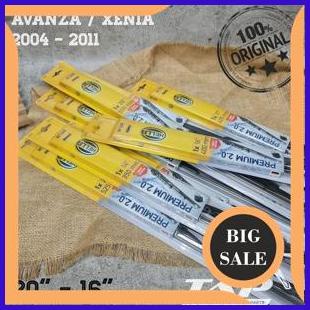 WIPER BLADE MOBIL AVANZA XENIA 2004 - 2011 HELLA PREMIUM 20 - 16 ORIGINAL 1M4R23 onderdil
