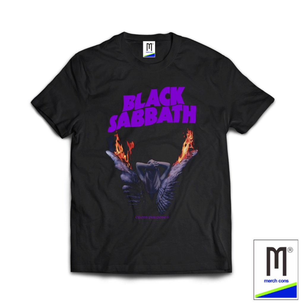 KAOS BAND BLACK SABBATH TAG MERCHCONS SIZE LUAR / KAOS MUSIK DISTRO