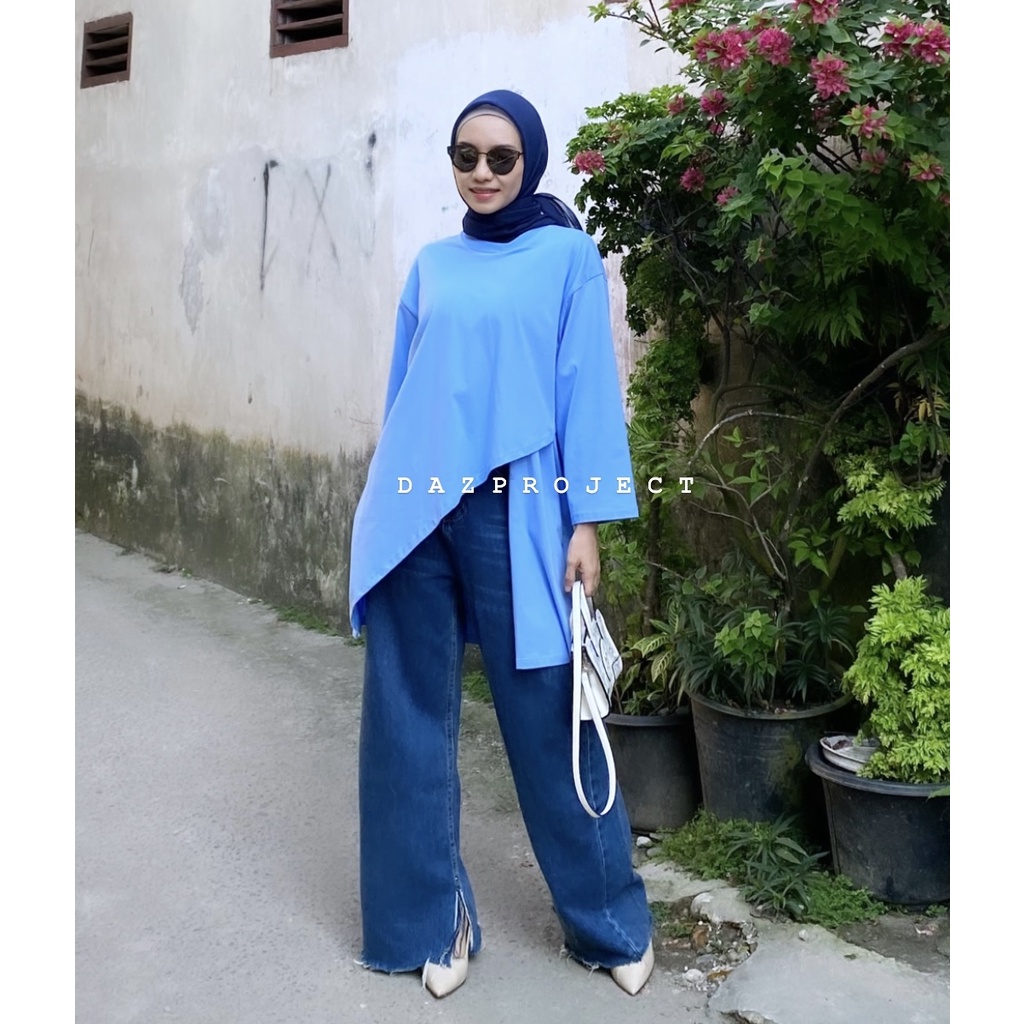 Kaos Ziga Kaos Polos Oversized Kaos Jumbo LD 120 by Dazproject