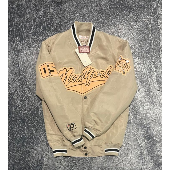 JAKET NEWYORK  JAKETBOMBER VARSITY CHICAGO BULLS PRIAWANITA UNISEX JACKET BASEBALL