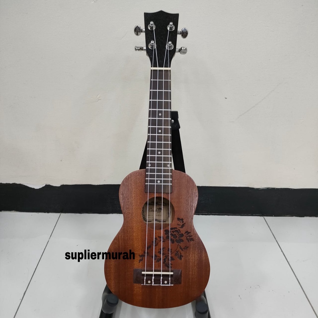 Ukulele cowboy Soprano 21&quot; original cowboy import bonus tas dan pick