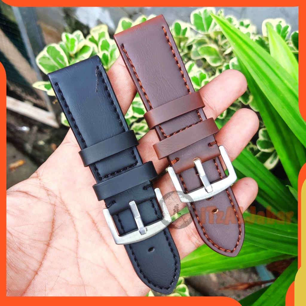 Strap tali jam Kulit 22mm 24mm 26mm Tali jam tangan Kulit tebal WH209