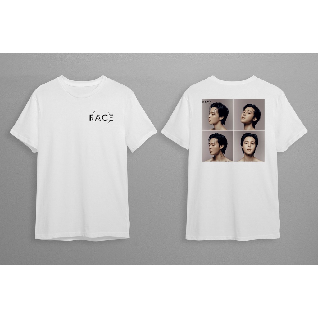 Pretty Savage - Kaos Oversize Jimin Face Photo Depan Belakang