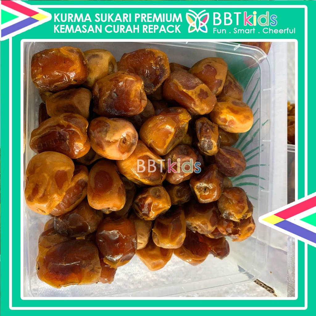 KURMA SUKARI PREMIUM KEMASAN CURAH REPACK TERLARIS - 500 gram