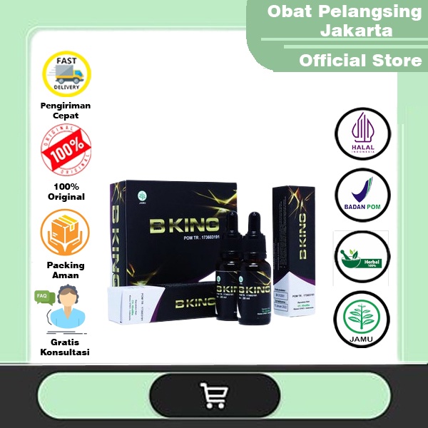 BISA COD | BRAINKING PLUS BKING Original 100% BKING Asli 1box Isi 2 Botol (Untuk Perkembangan Anak) 