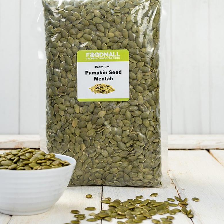 

♣ Pumpkin seed 1 kg MENTAH/ biji labu 1 kg ➣