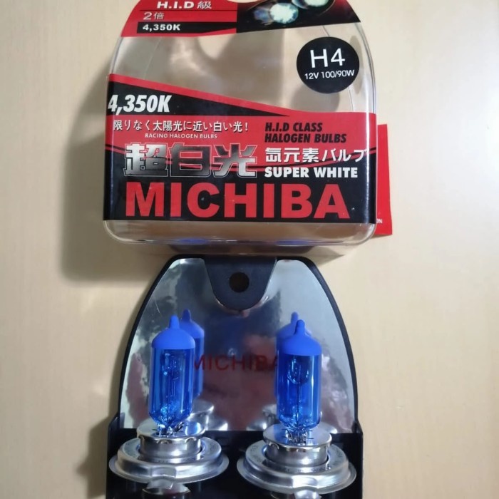 Michiba H4 Putih 90/100 Watt/Bohlam Michiba H4 Putih 90/100 Watt