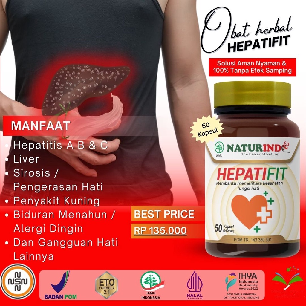 Obat Biduran Penyakit Kulit Alergi Herbal Hepatifit Naturindo