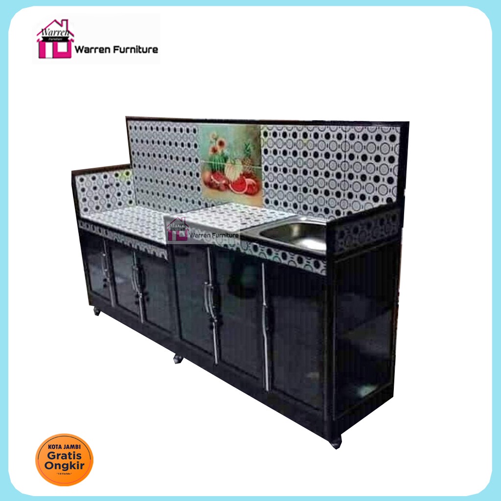 Rak cuci piring dan rak kompor ukuran 2m