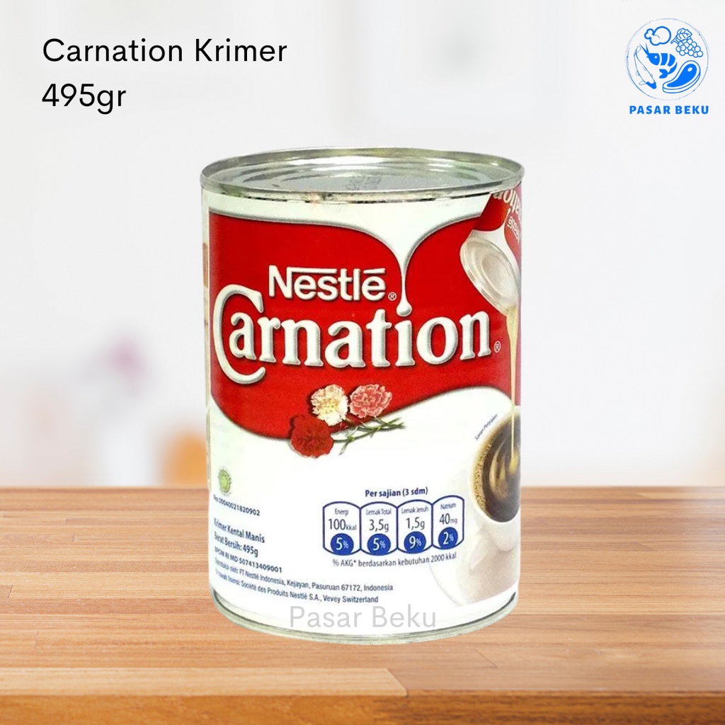 

Carnation Krimer 495gr Susu Creamer Kental Manis Thai Tea Pasar Beku Padang