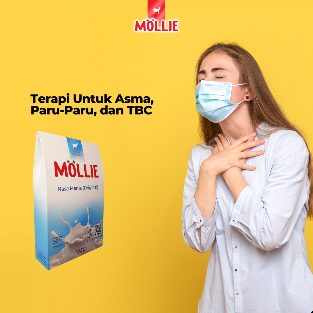 

Terapi Asma, Paru-Paru, dan TBC, Susu Kambing Bubuk Premium Mollie, Kaya Kandungan Fluorin
