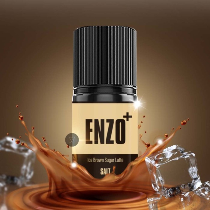 ENZO ICE BROWN SUGAR LATTE 30ML 30MG BY R57