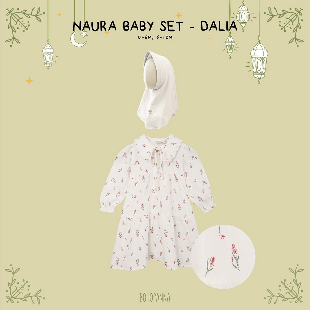 BOHOPANA | BOHO | BOHO PANNA NAURA KIDS &amp; BABY SET | SETELAN ANAK DAN BAYI | RAYA COLLECTION