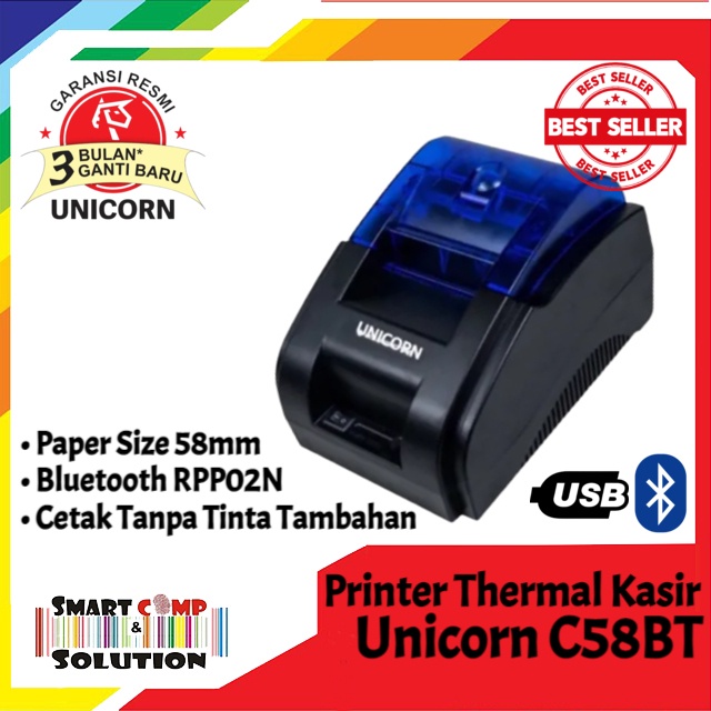 Printer Kasir Thermal 58mm USB IWARE CD58D C58BT USB BLUETOOTH