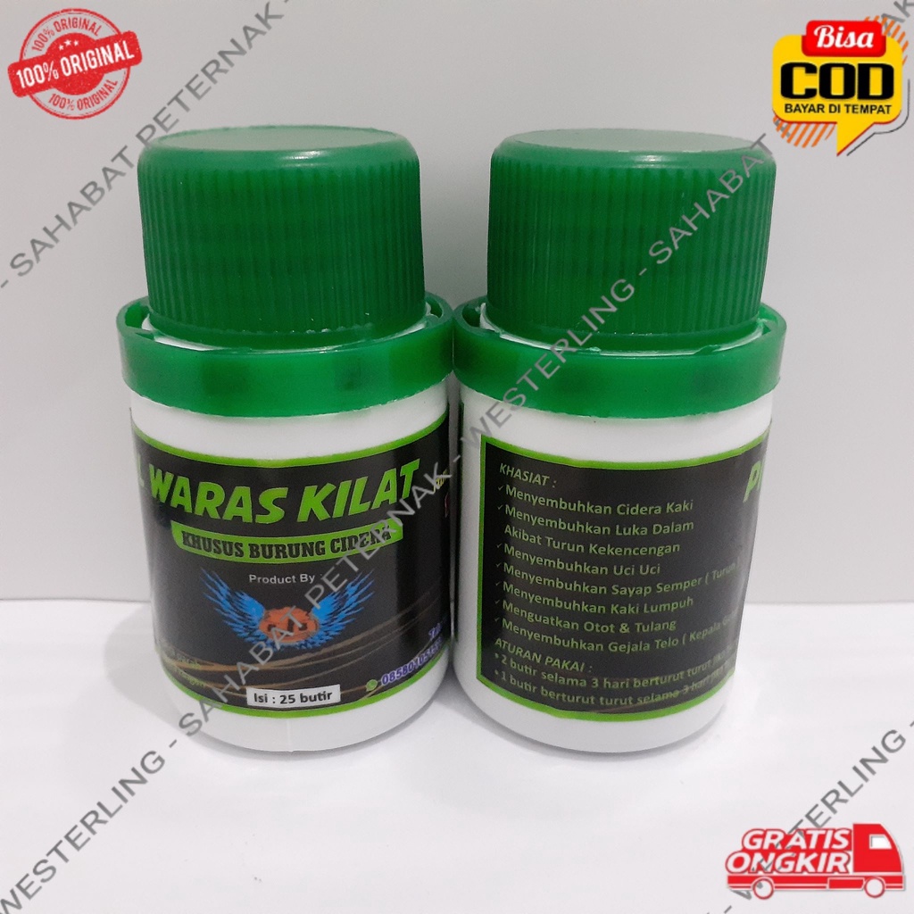 RJB PIL WARAS KILAT OBAT BURUNG CIDERA