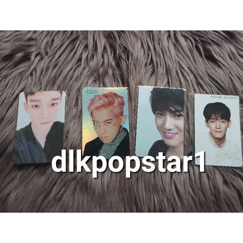 EXO CHANYEOL PHOTOCARD HOLO STANDEE OBSESSION X-EXO VER CHEN ALBUM POCA