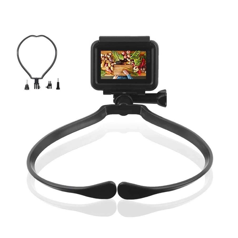 Neck Hold Mount Lanyard Strap Kalung Leher for GoPro - GA888 - Black