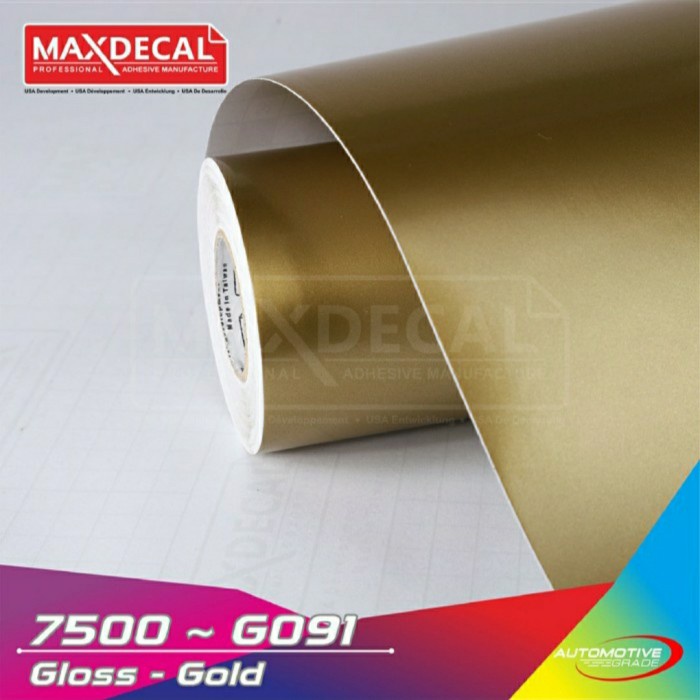 Sticker Stiker Skotlet vinyl gold maxdecal Max decal Roll