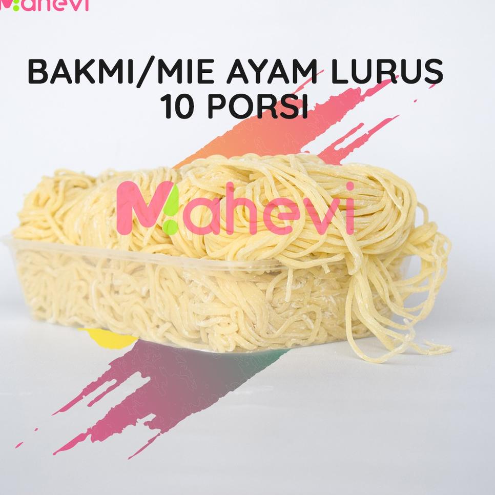

【murah】 Mie Mentah Lurus Premium untuk Mie Ayam /Bakmi Halal 1 Box isi 10 Porsi