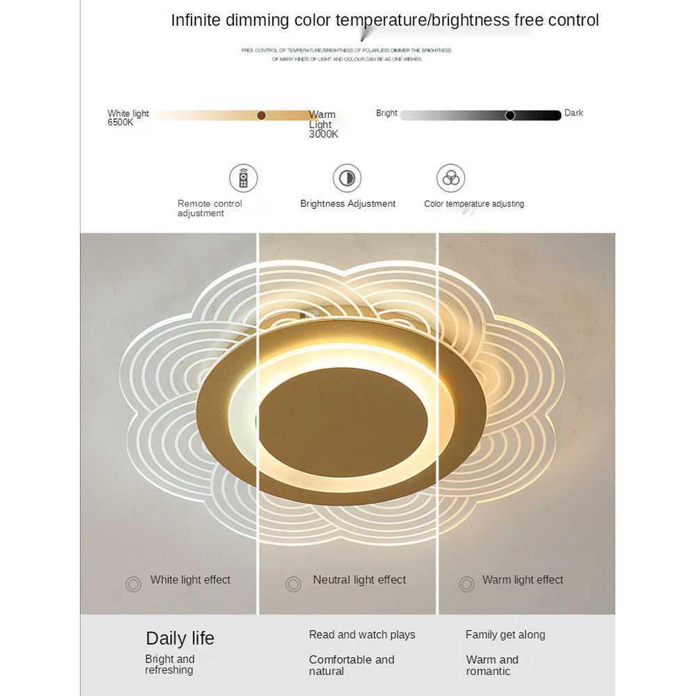 Lampu LED Plafon Ceiling 45W 50 cm Dimmable 3 in 1 Color - W98 - White