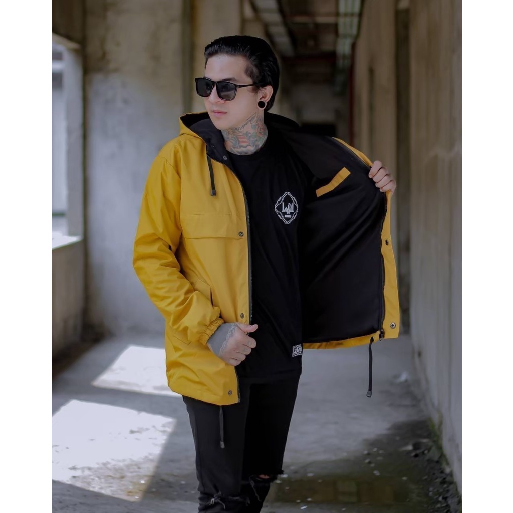 Kuning Jaket The Bojiel Jaket Parasut Jaket Outdor Jaket Casual