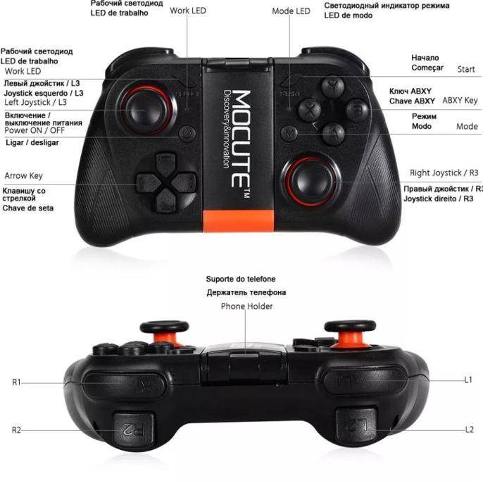 Joystick Bluetooth Android Gamepad Bluetooth Vr Box Controller 050 [Cod]