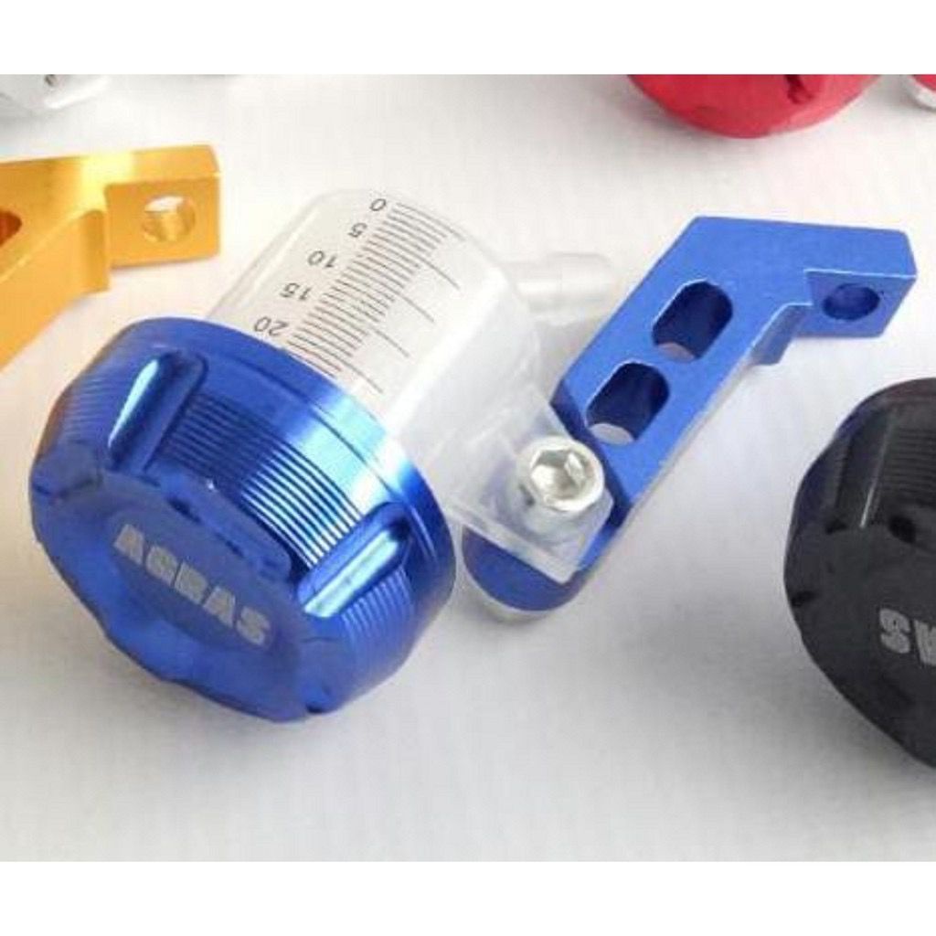 TABUNG MINYAK REM MASTER REM DEPAN-BELAKANG CNC TRANSPARAN UNIVERSAL NINJA TIGER CBR150R CBR VIXION SATRIA 150 FU