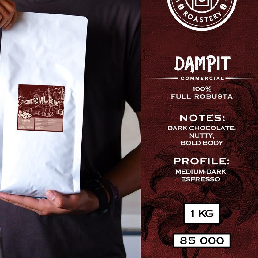 

☃ Biji Kopi 100% Full Robusta Dampit Roasted Commercial - BEST PRICE ◘
