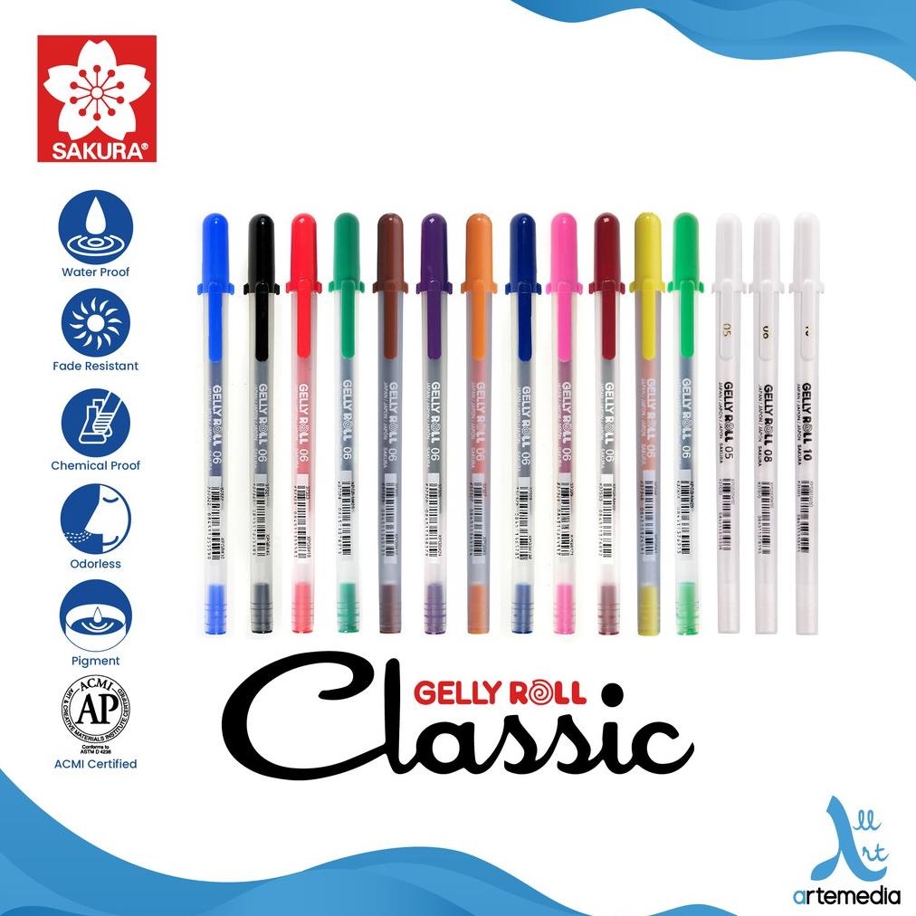 

Pulpen Warna Sakura Gelly Roll Classic Color Gel Pen Bolpen
