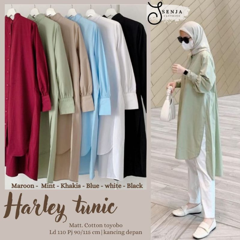 HARLEY LONG TUNIK KATUN TOYOBO PREMIUM